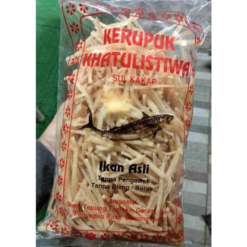 

Kerupuk Ikan Tenggiri / Kerupuk Khatulistiwa / Krupuk Ikan Tengiri / Oleh Oleh Khas Pontianak / Fish Crackers Mackerel / Kerupuk Mentah