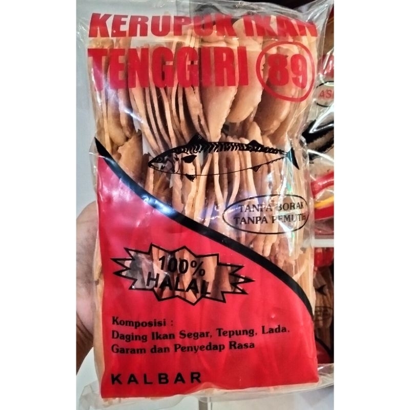 

Kerupuk Ikan Tenggiri 89 / Krupuk Tenggiri / Mackerel Fish Crackers / Oleh Oleh Khas Pontianak / Kerupuk Mentah / Kerupuk 89 / Kerupuk Ikan Asli Kalbar