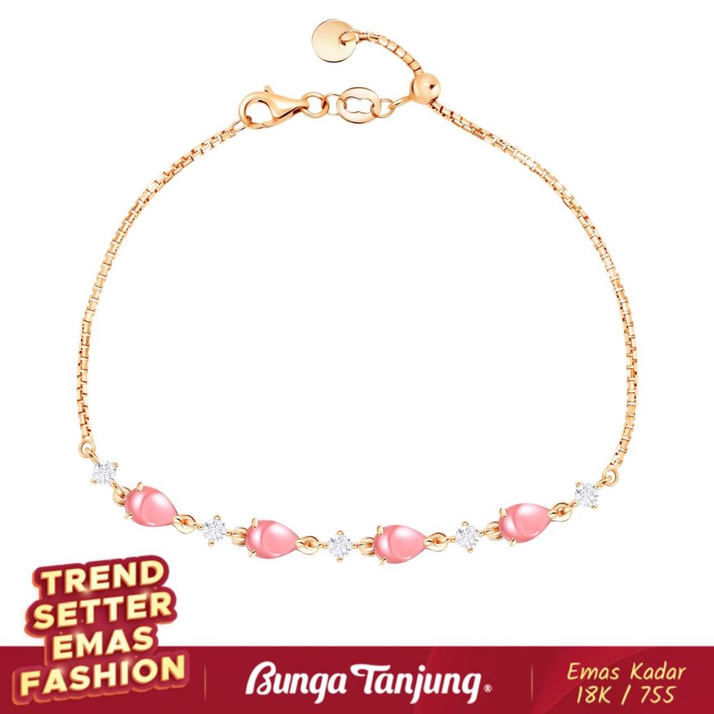 GELANG TRUE COLORS C - SDW GOLD - EMAS 18K - BUNGA TANJUNG GOLD