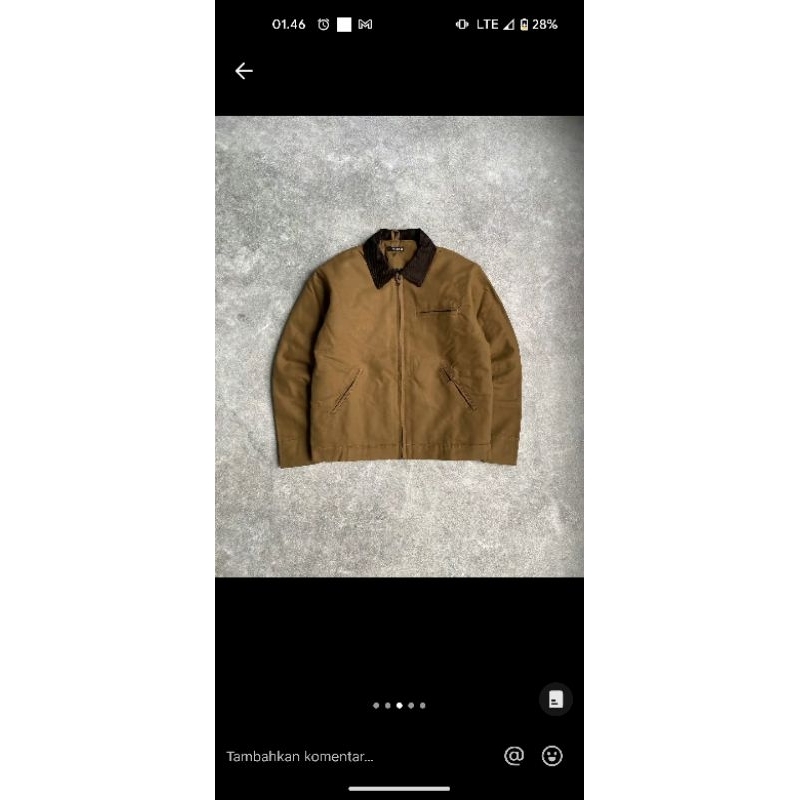 Timbre work jacket camel