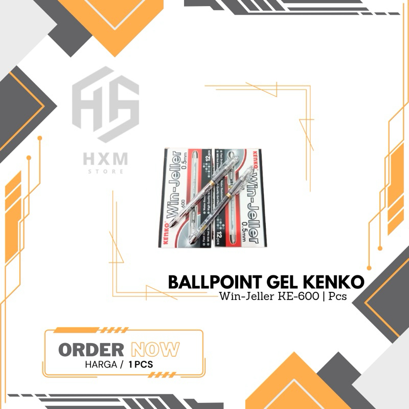 

Ballpoint Gell KE-600 Win-Jeller KENKO [1 Pcs]