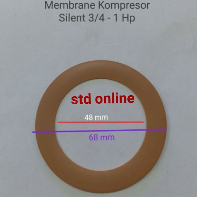 FG2 Membran Membrane Kompresor Oilless Silent 34HP 1HP