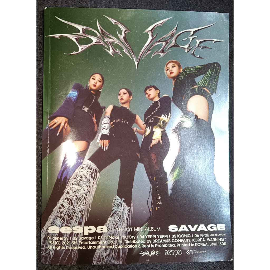 Album Aespa Savage Photobook ver. Unsealed