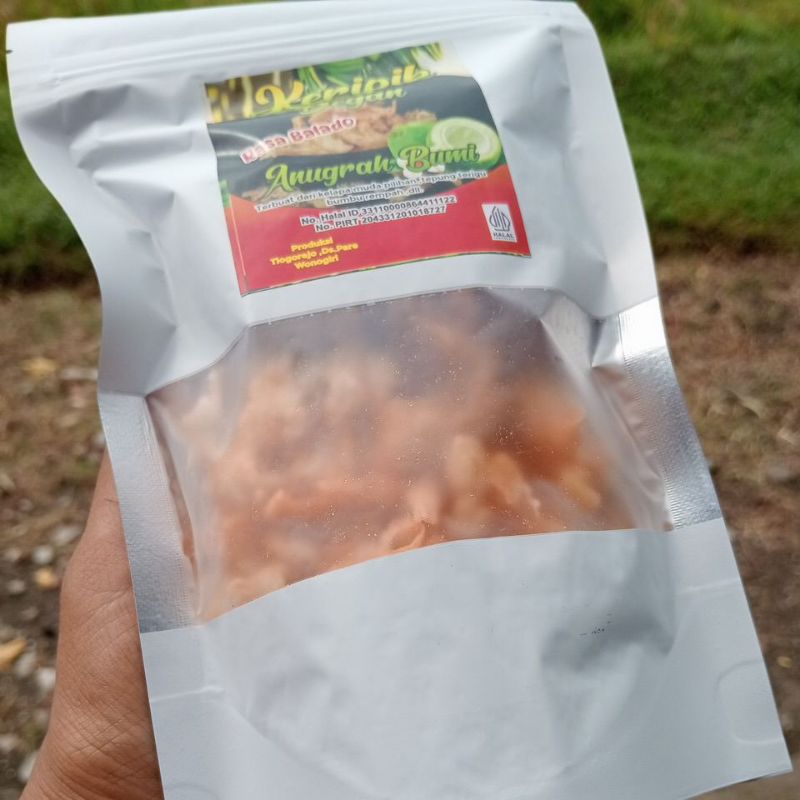 

Keripik degan balado,Wonogiri 1kg
