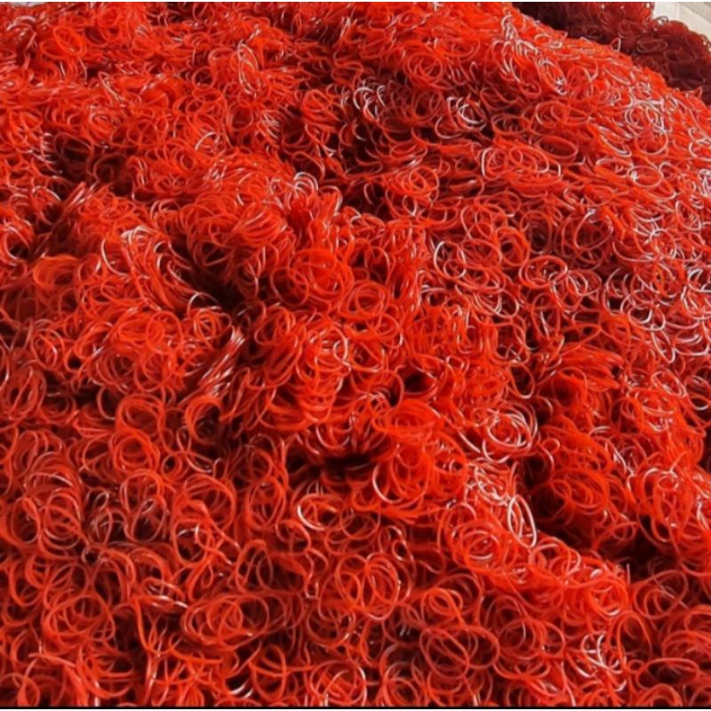 

Karet Gelang Merah 100 Gram Merk Liyani