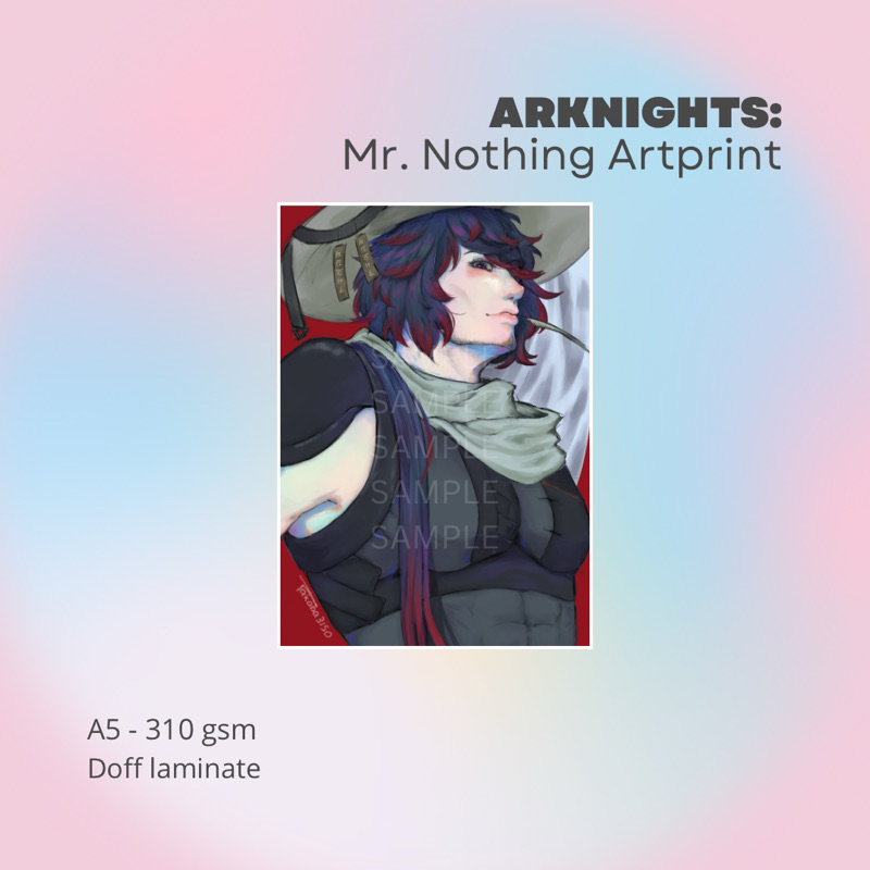

ARKNIGHTS Mr. Nothing artprint by Takaba3150