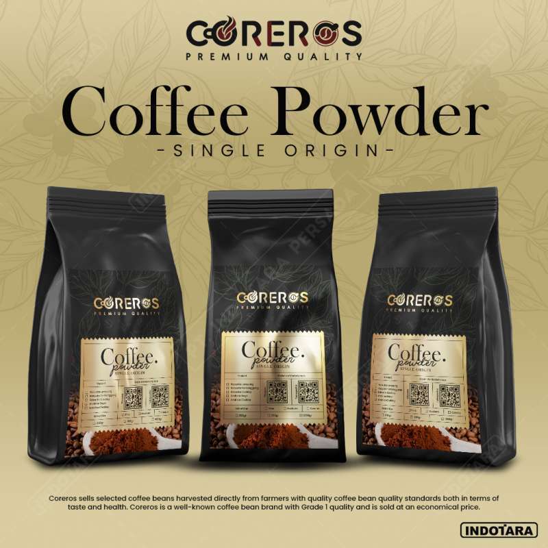 

Biji Kopi Robusta Single Origin Natural Process Coreros Coffee Powder