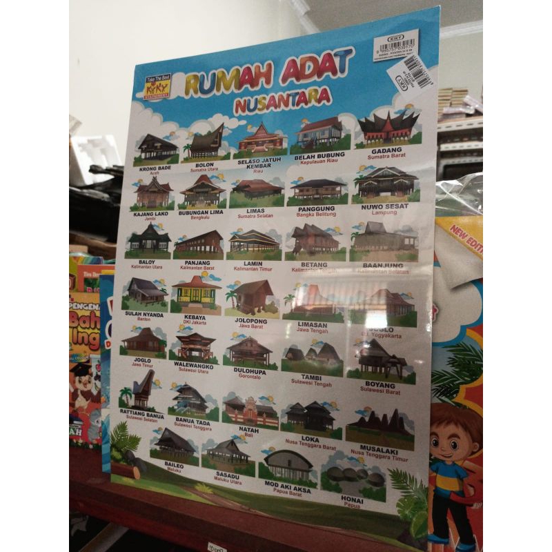 Poster Anak Ekslusif Rumah Adat Nusantara