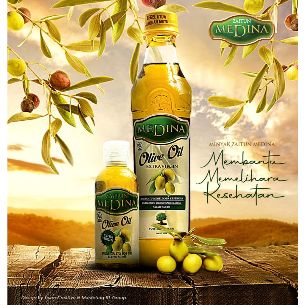 Minyak Zaitun Medina Extra Virgin Olive Oil Minyak Zaitun Asli Bisa Untuk Diminum