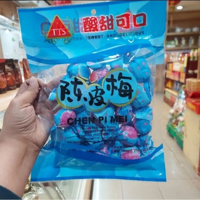 

manisan dried plum chen pi mei 250g buah plum kering