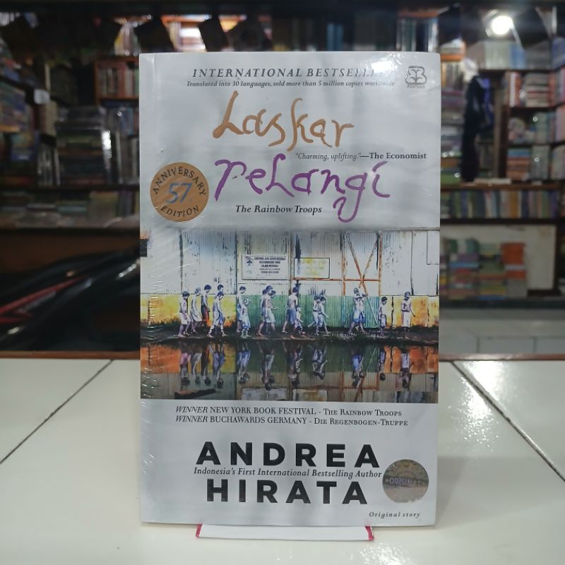 Bentang Novel Laskar Pelangi : Original Stori - Andrea Hirata Buku Original