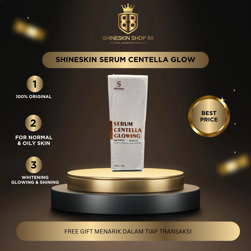 SHINESKIN SERUM CENTELLA GLOWING / SERUM GLOWING / SERUM BOPENG  / SERUM PENCERAH / SERUM PEMUTIH