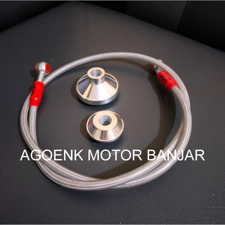 PROMO Paket Selang Rem Depan Variasi Panjang 90 CM + gir box honda BEAT VARIO SCOOPY