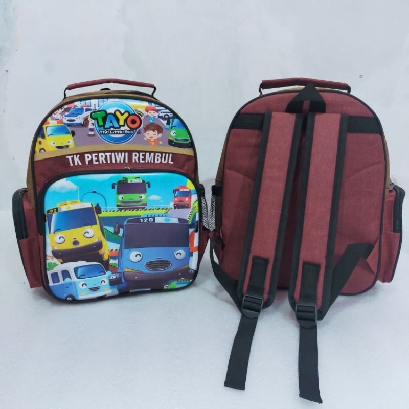 Tas Custom Tas Sekolah Anak TK/PAUD