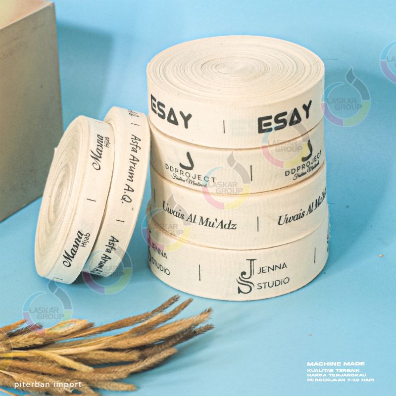 

bisa pesan 100 pcs/piterban impoert/label pakaian