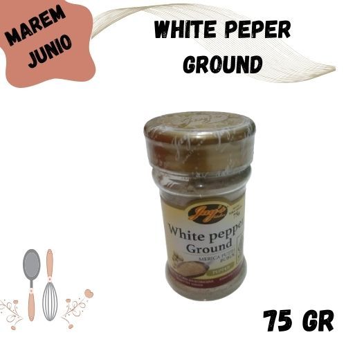 

Jays White Pepper Ground 75 Gr