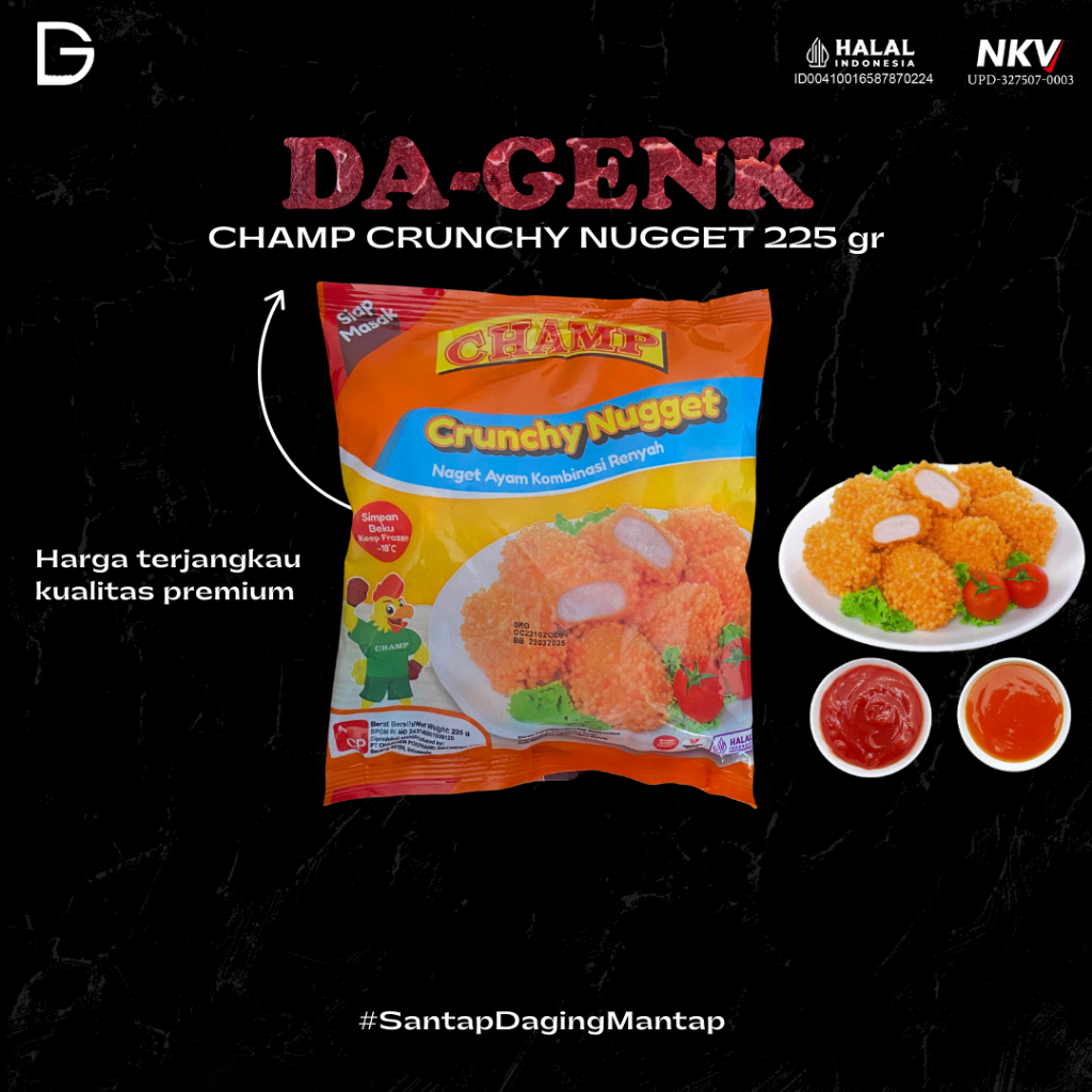 

Champ Crunchy Nugget 225gr