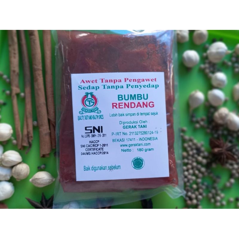 

Bumbu Rendang Gerak Tani 180 gr