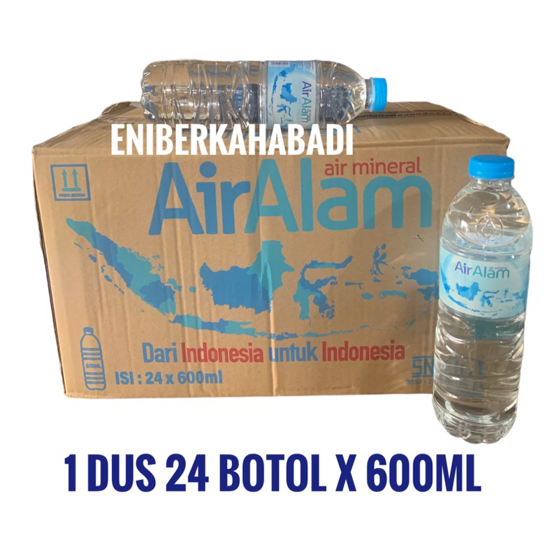 

AirAlam (Air Mineral) exp date Mei 2026 1 dus isi 24 botol x 600ml