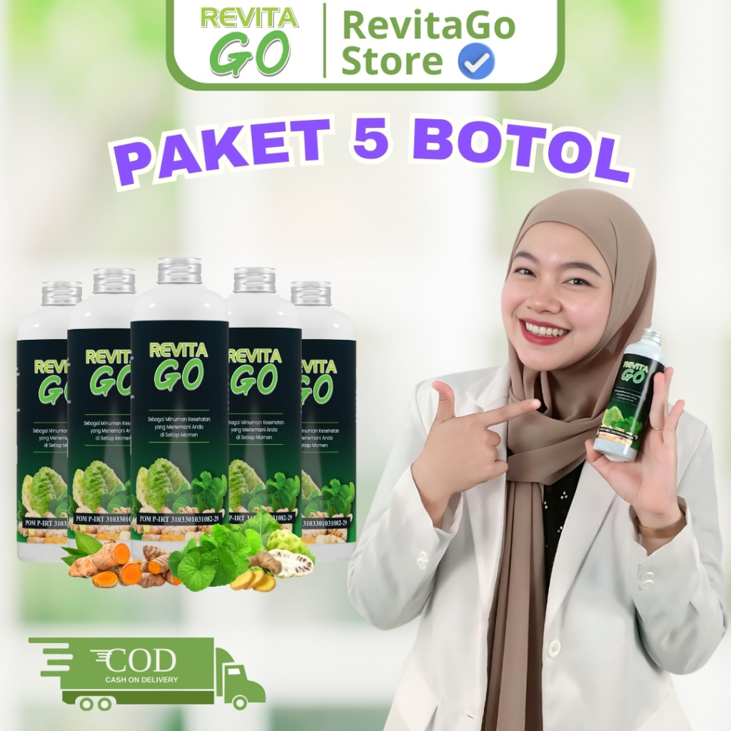 

REVITAGO PAKET 5 BOTOL ATASI STROKE MENAHUN