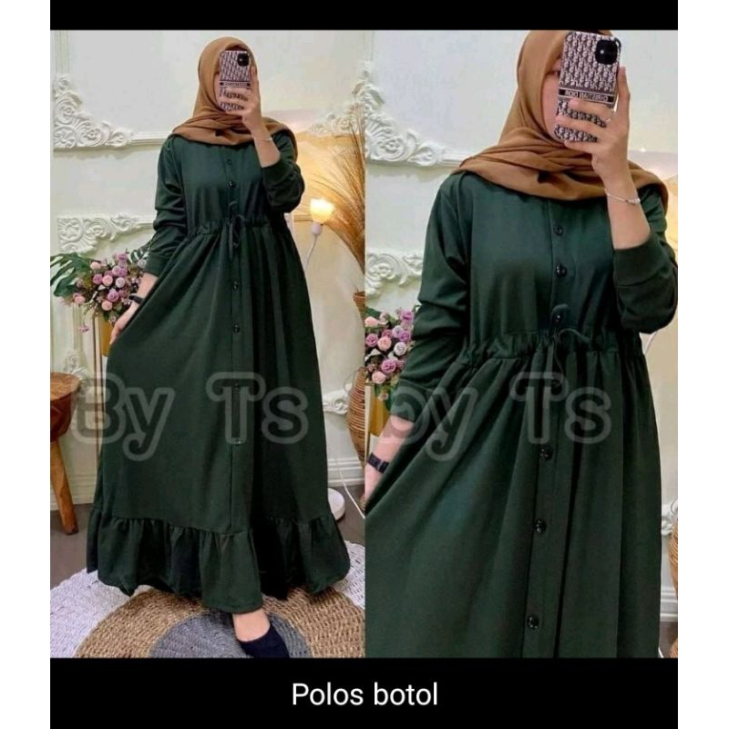 Gamis Serut Voxy Motif Bunga Ld 104 Busui // Gamis Serut