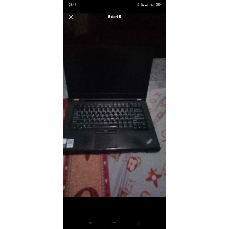jual 1 set laptop Lenovo T440 dan printer Canon MX377