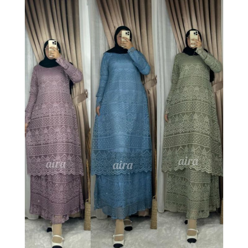 GAMIS BROKAT MALAYSIA GAMIS BROKAT PESTA MEDAN STANDARD DAN JUMBO BISA SERAGAMAN TERLARIS