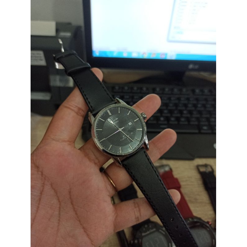 (MINUS) PRELOVED JAM TANGAN PRIA ALEXANDRE CHRISTIE AC 8236 AC8236 ORIGINAL SECOND