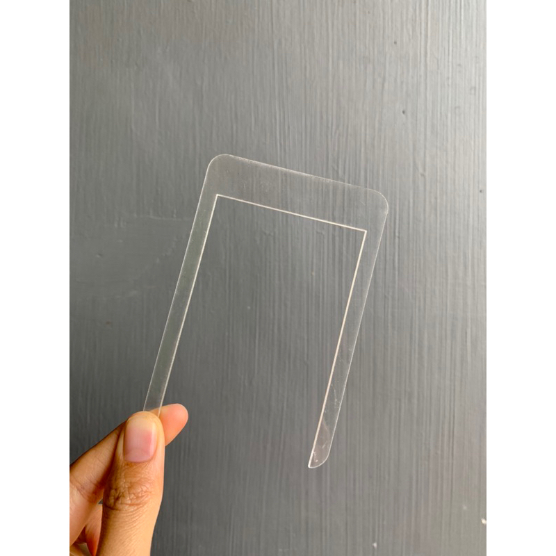 

Id card transparant acrylic / Nametag akrilik