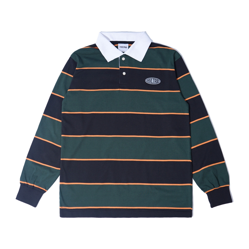 Heuvel Tribe Rugby Shirt Athos Black Green Orange PLH 2405.120