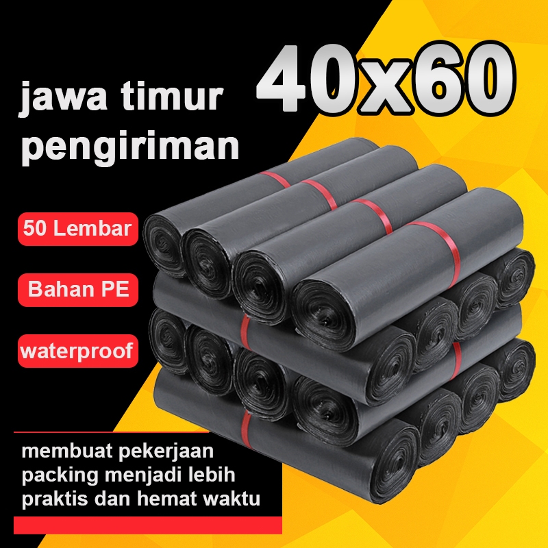 

Jawa timur polymailer 40x60 plastik packing 50PCS Glossy polymailer motif premium Termurah Anti Sobek