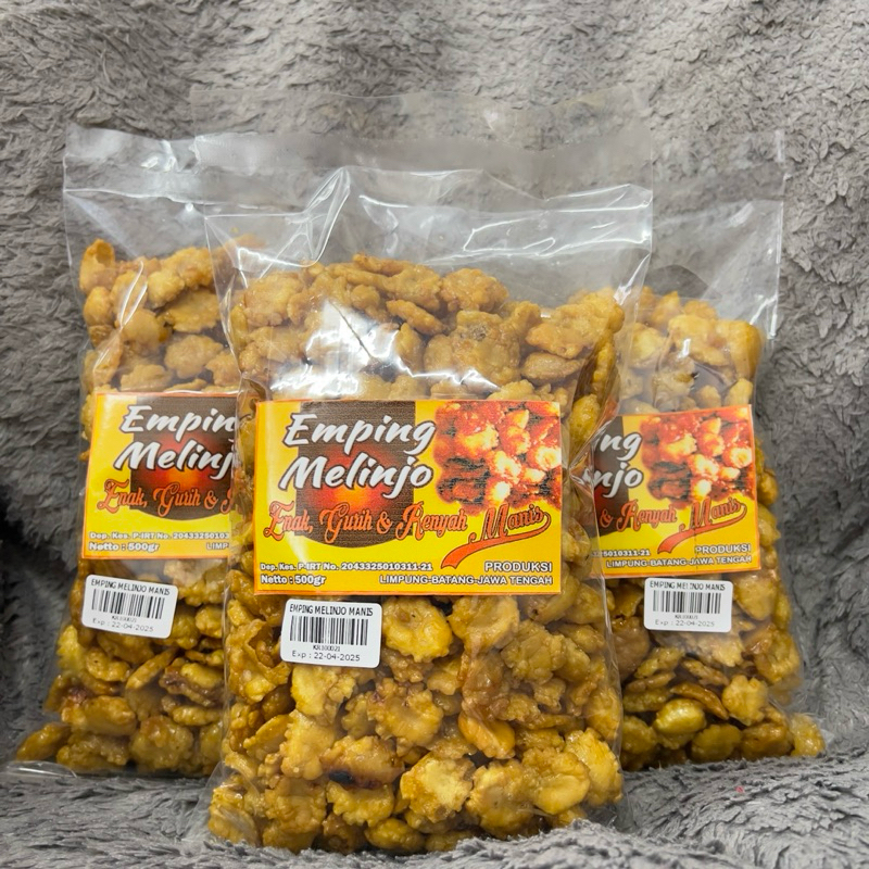 

EMPING MELINJO MANIS MATANG 1/2KG OLEH OLEH KHAS LIMPUNG