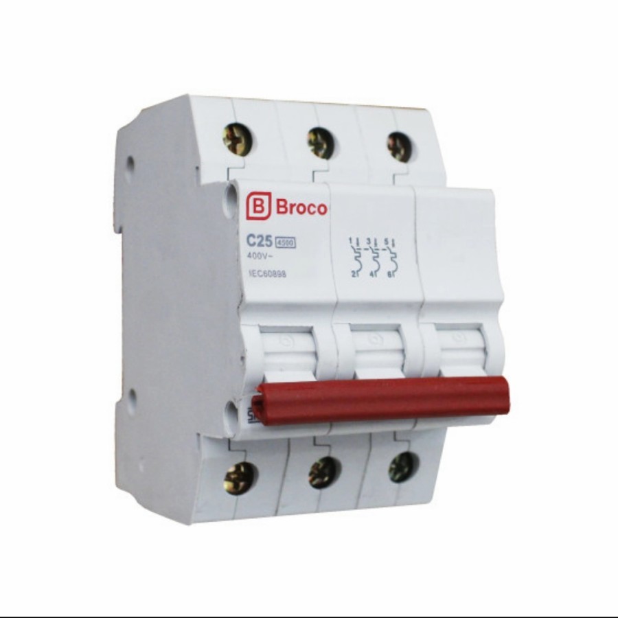 MCB 3Phase 25A BROCO