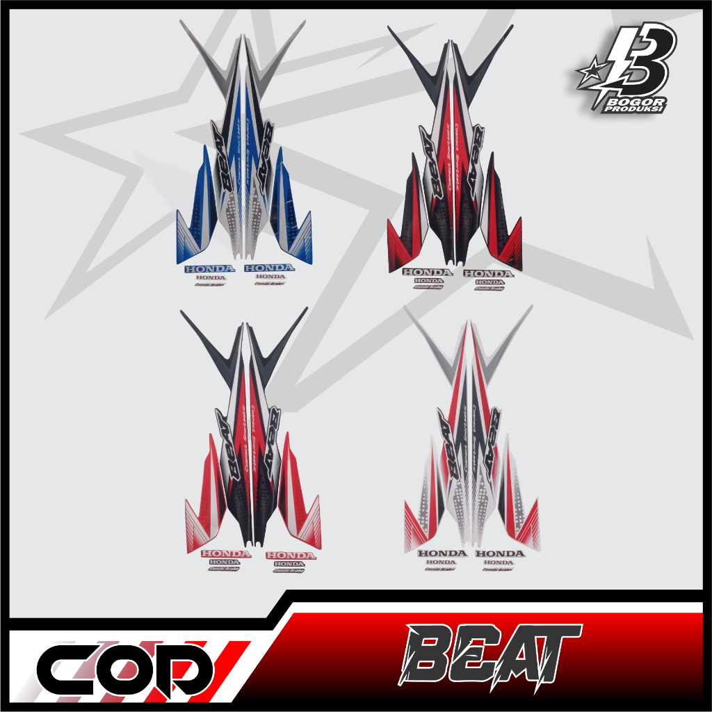 Striping Standar Motor Honda Beat ESP 2020