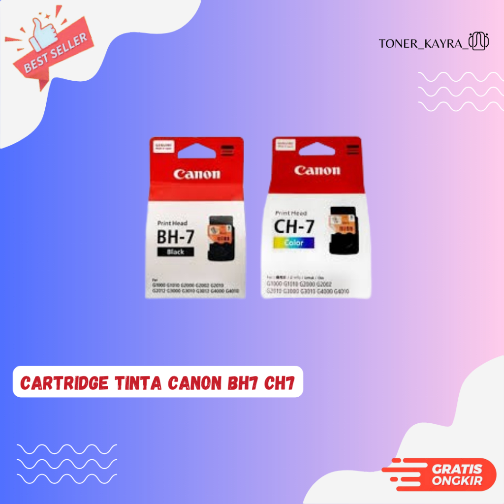 Cartridge Tinta Canon BH7 CH7 BH 7 CH 7 Print Head Cartridge