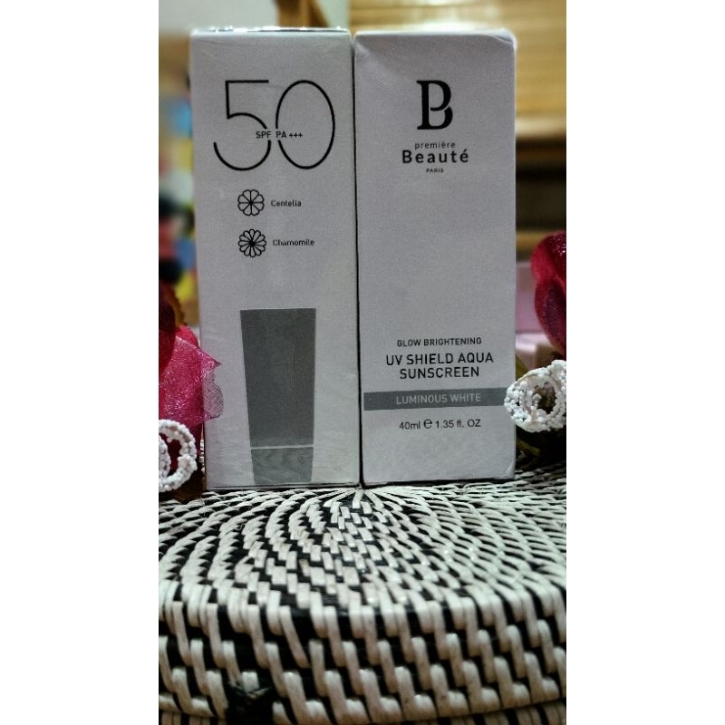 UV SHIELD AQUA SUNSCREEN LUMINOUS WHITE. B premiere Beaute