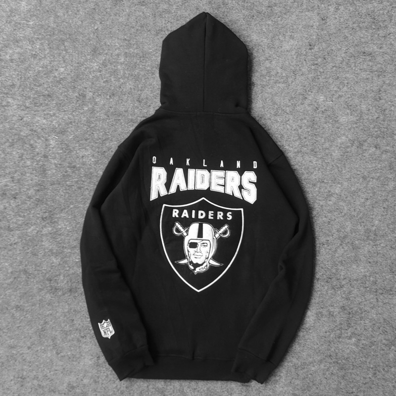SWITER HOODEI ZIPER PRIA RAIDER NFL PREMIUM UNISEX