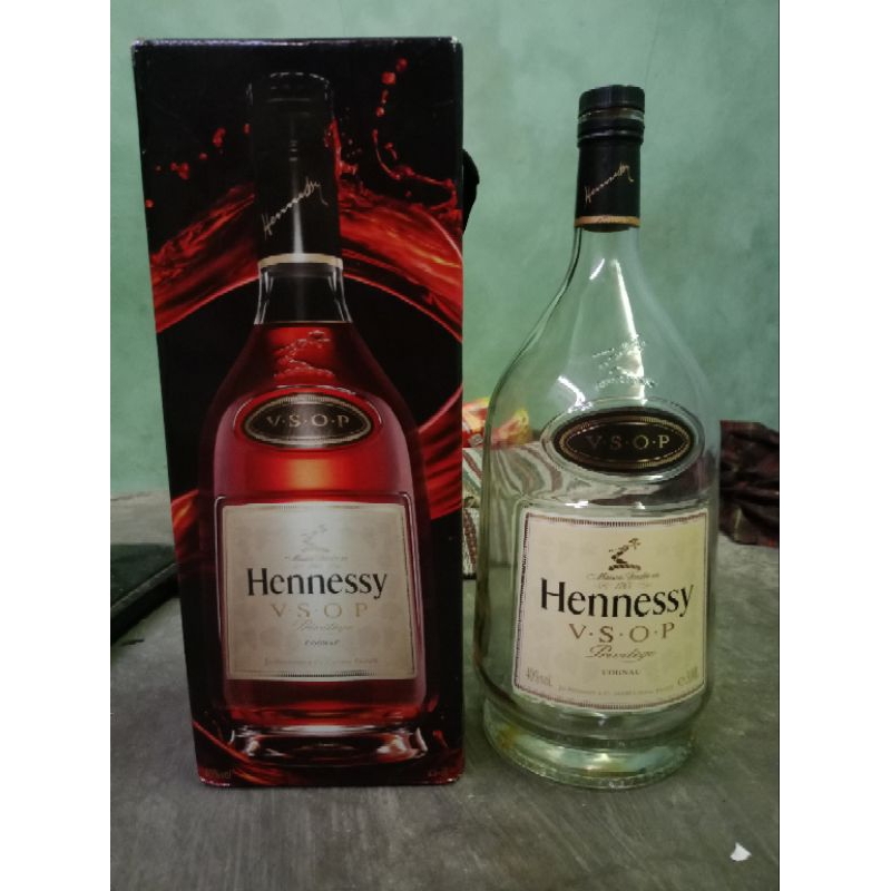 botol bekas Hennesy 3liter