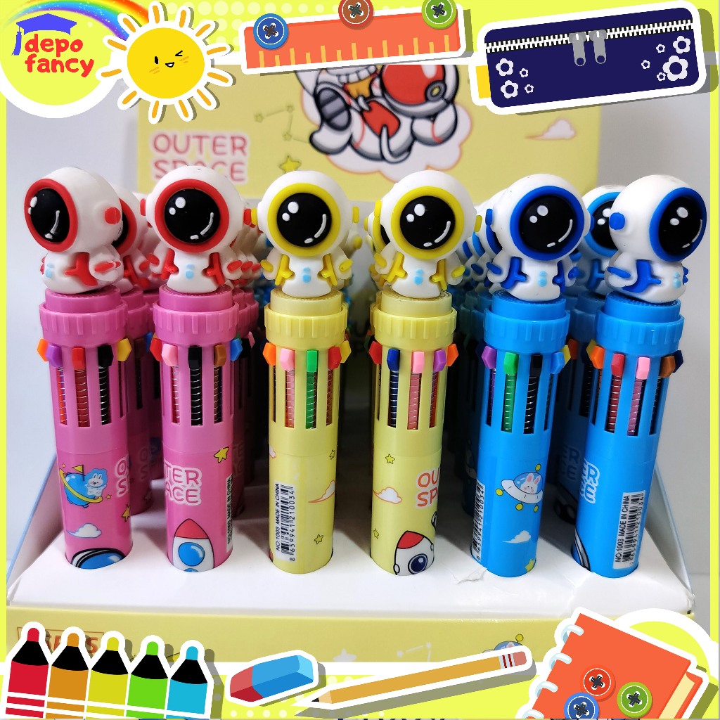 

Bulpen 10 Warna No. 1003 / Balpen / Bulpoint / Pulpen / Pena / Pen