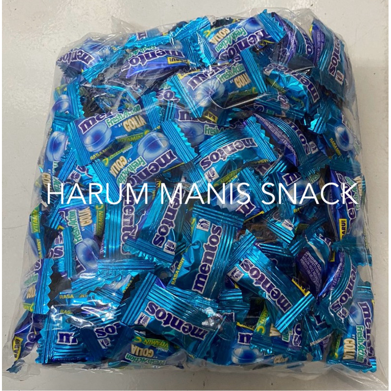 

Permen Mint Mentos by Golia Original pelega tenggorokan (pak / pack / sak besar)