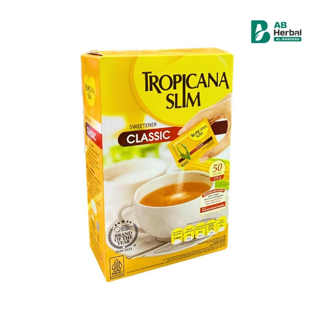 

TROPICANA SLIM SWEETENER CLASSIC SACHET (ISI25/50/100 SACHET)