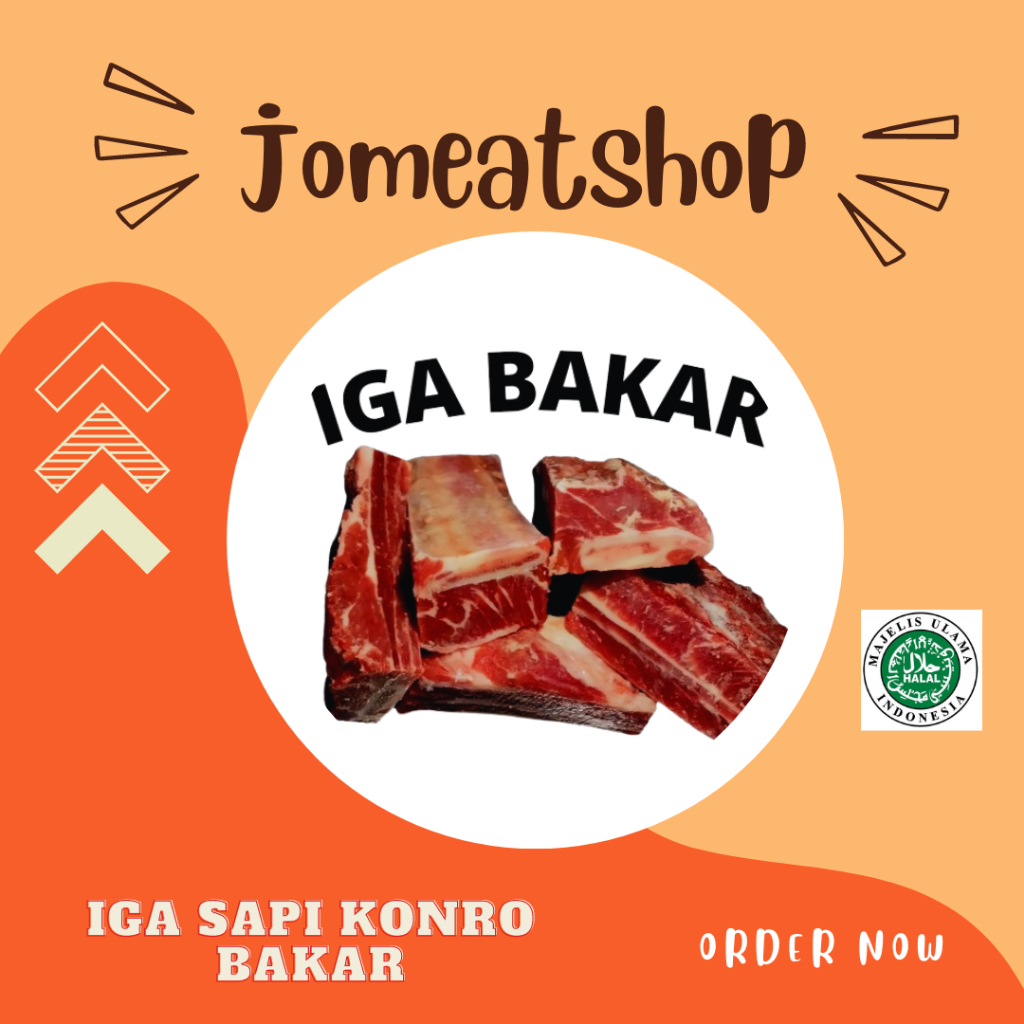 

Daging Iga Sapi Konro Bakar 500gr