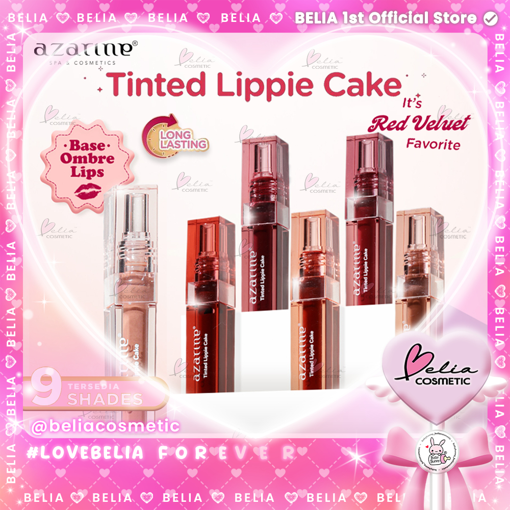 ❤ BELIA ❤ [AZARINE x Red Velvet] Tinted Lippie Cake All Series (9 Shades) 2.9ml | Stain | Moisturizi