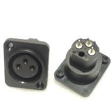 SOKET XLR BODI FEMALE KAKI LURUS SOKET CANON BODI