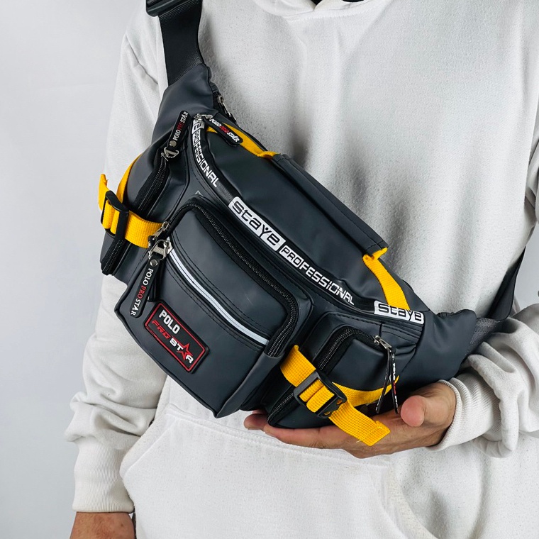 Diskon Tas Pinggang Tactical Waterproof Original Polo Prostar  Polo Amstar Tas Outdoor Tas Selempang