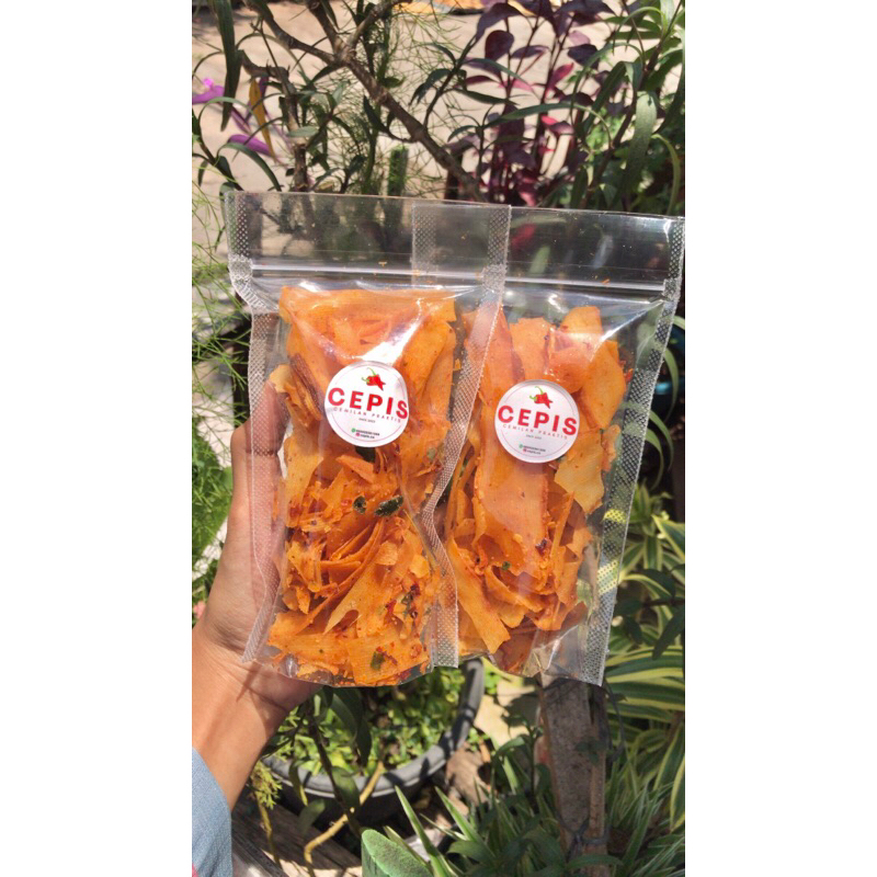 

❤️ CEPIS ❤️ KERIPIK SINGKONG PEDAS DAUN JERUK SUPER RENYAH KEMASAN 50g