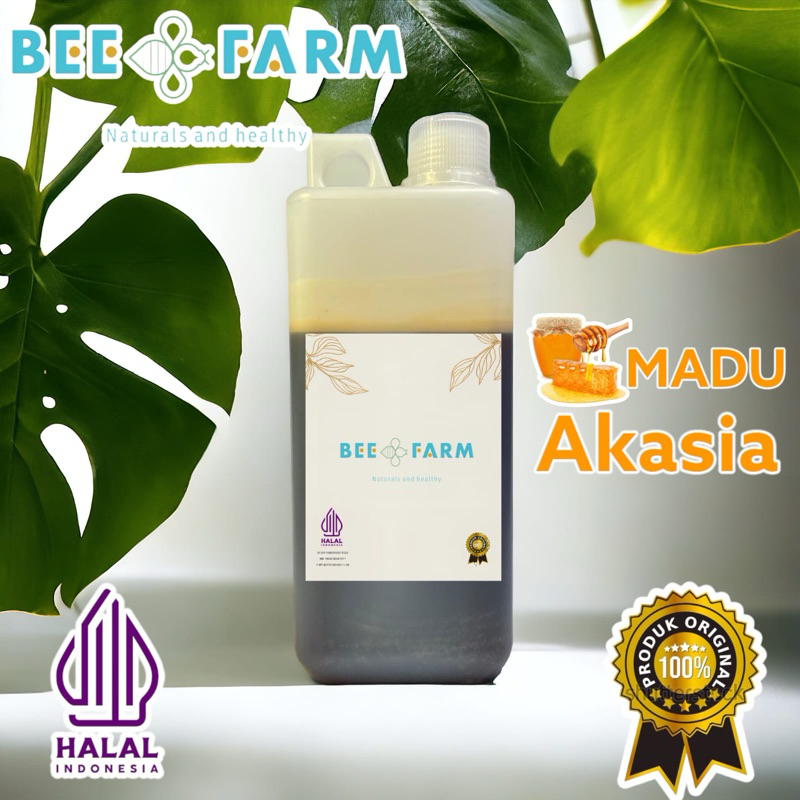 

Madu Murni Akasia 100% Asli tanpa campuran 1kg by BEE FARM