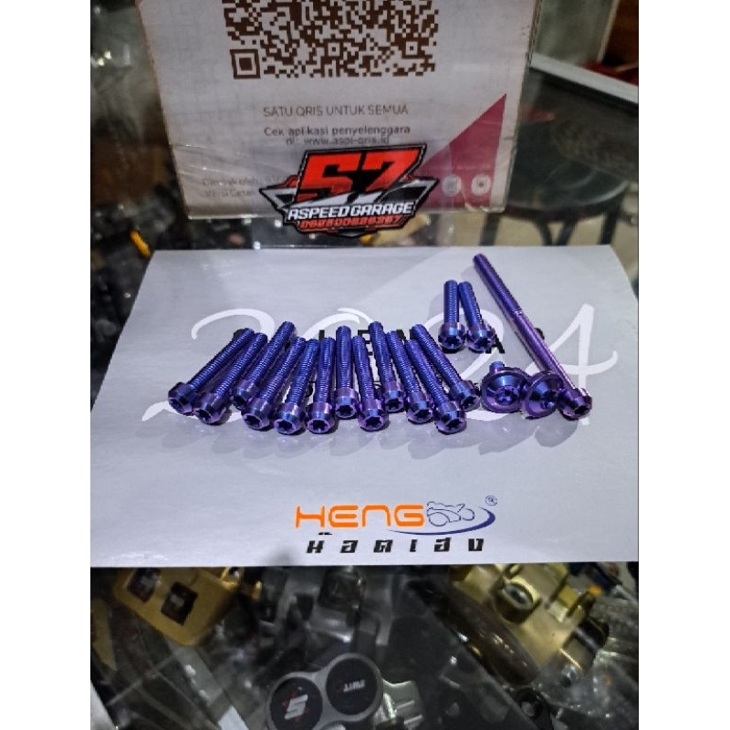 baut titanium cvt beat scoopy vario 110