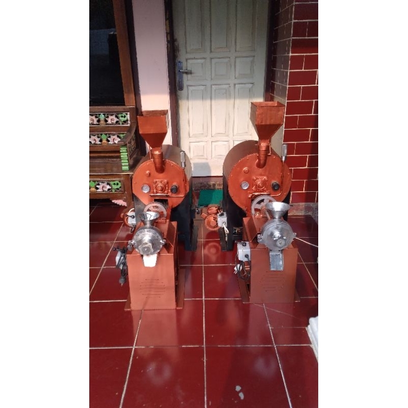 Mesin Roasting Kopi Set Grinder kopi