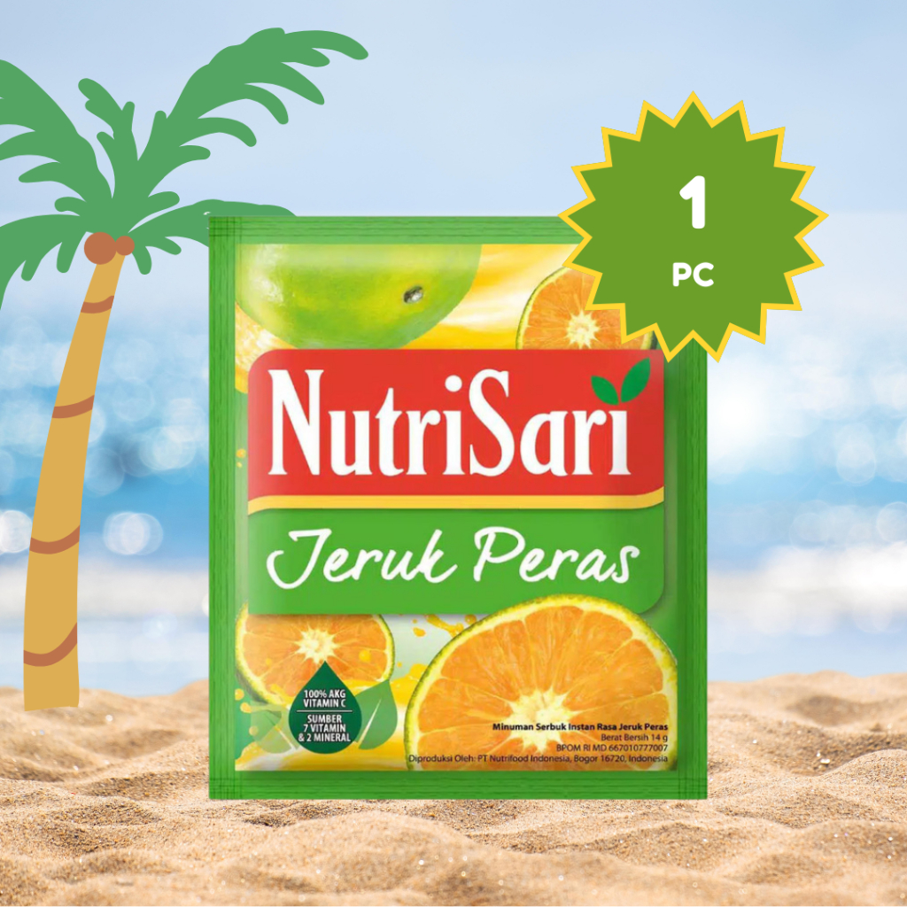 

NUTRISARI Rasa Jeruk Peras 1 Sachet